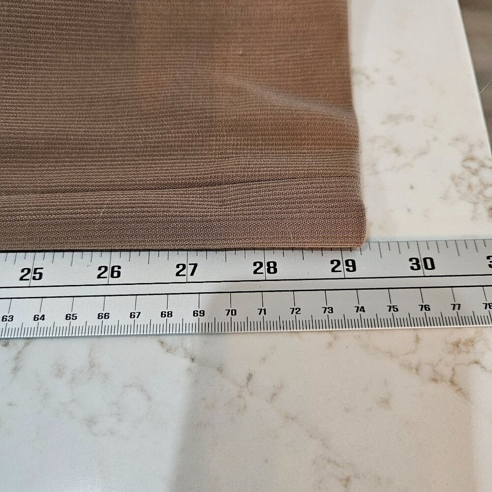 Bernard Zins Paris Trousers Size 12 Brown Tan Wool Blend‎ Luxury From France - Picture 9 of 10